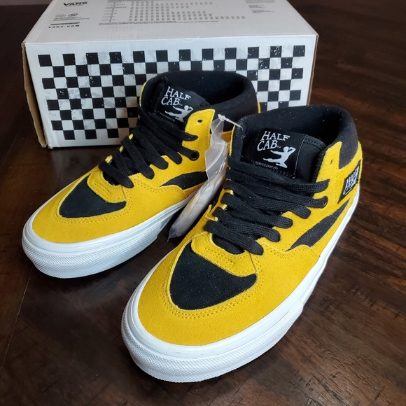 Vans Skate Half Cab Bruce Lee Black Yellow Men Size 6.5, equivalent to Women 8 - Picture 3 of 12